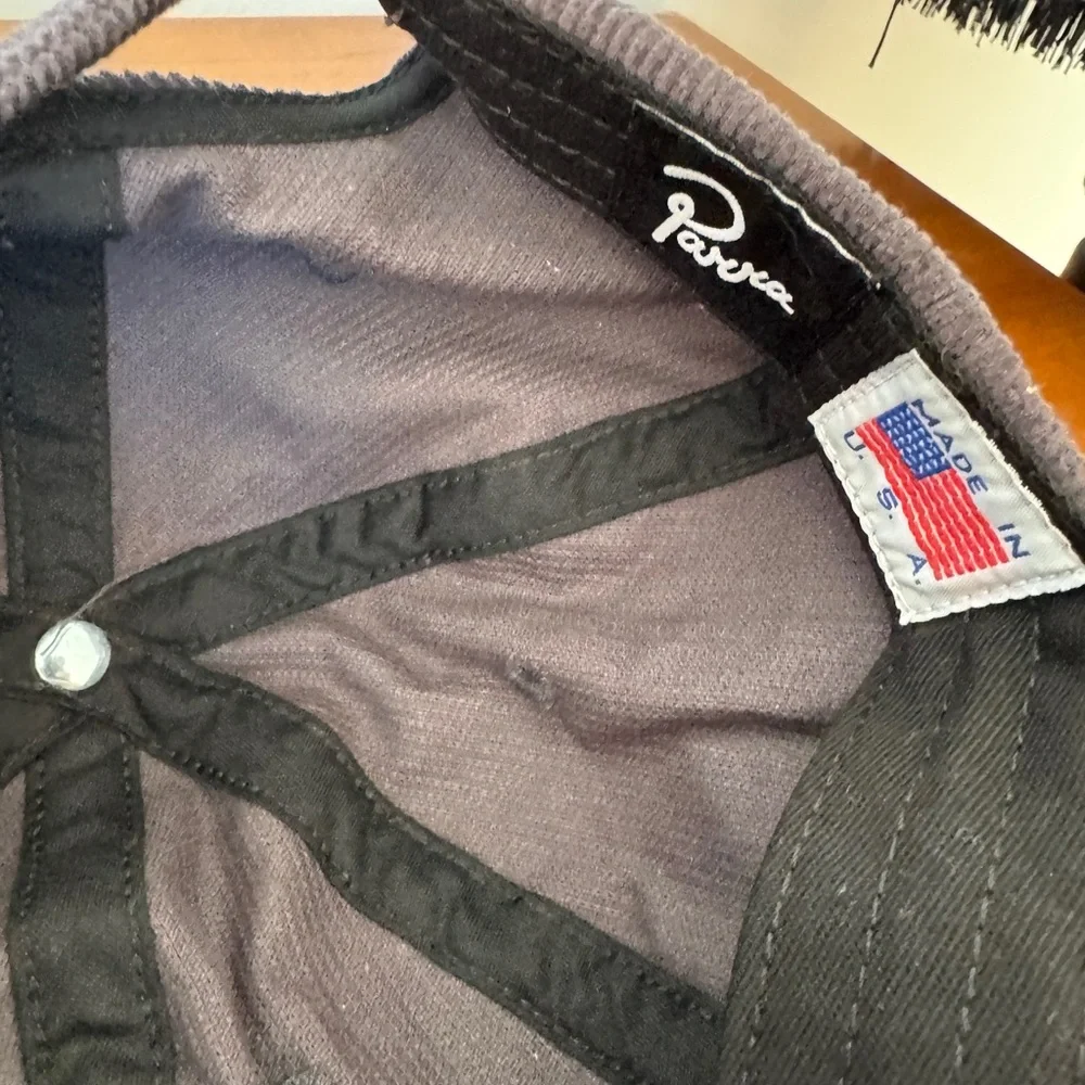 Parra Worked P 6 Panel Hat Corduroy Cap with Logo - Picture 3 of 8